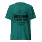 Heirloom Garden Club T-Shirt - Teal Triblend - Front View