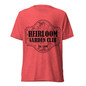 Heirloom Garden Club T-Shirt - Red Triblend - Front View