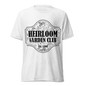 Heirloom Garden Club T-Shirt - Solid White Triblend - Front View