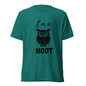 I'm A Hoot T-Shirt - Teal Triblend - Front View