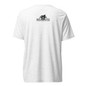 My Chickens are my Therapists T-Shirt - Solid White Triblend - Back View