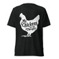My Chickens are my Therapists T-Shirt - Charcoal-Black Triblend - Front View