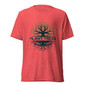 Plant Trees T-Shirt - Red Triblend - Front View