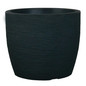 European Round Planter black