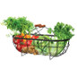 Window Box planter basket with vegetables