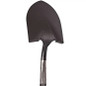 Shovel steel blade close-up