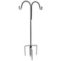 Hook double shepherd hook garden stake