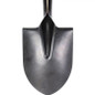 Shovel back view round-point blade