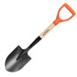 Shovel round-point digging shovel