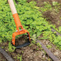 Hoe 4-inch stirrup hoe in use