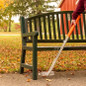 Clean-Up Caddy CLEANING leaning under the bench