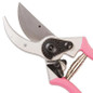 Pink Traditional Bypass Pruner BLADE CLOSE UP