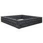 Planter dark gray raised garden bed