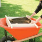Sifter wheelbarrow sifter close-up view