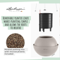 BOLA Color Self-Watering Hanging Planter Removeable Liner