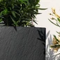 Black CANTO Slatestone Planters