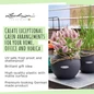 Premium PURO Color Self-Watering Square Planters
