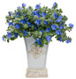 Blue My Mind® Dwarf Morning Glory in Decorative Urn Planter