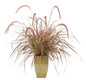 Graceful Grasses Fireworks Variegated Red Fountain Grass in Decorative Pot