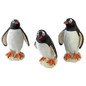 Baby Penguin Triplet Garden Statues
