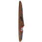 Ka Hekili Thunder God Tiki Wall Plaque Side View