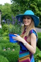 Woman holding Big Time Blue Lavender