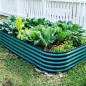 growing vegetable in 10 In 1 Modular Metal Raised Garden Bed 