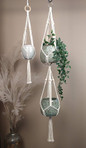 Double For Two Macrame Plant Hanger
