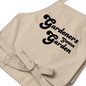 Gardeners Gonna Garden Organic Cotton Garden Apron -  Organic Cotton Apron Rope Zoomed In