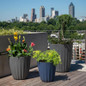 Pleat Planter in rooftop