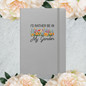I'd Rather Be In My Garden Hardcover Gardening Journal -  Hardcover Bound Notebook Silver Front