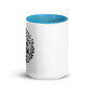 Plant Mom Coffee Mug -  White Ceramic Mug With Color Inside Blue  Oz Front
