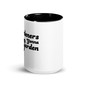 Gardeners Gonna Garden Coffee Mug -  White Ceramic Mug With Color Inside Black  Oz Front