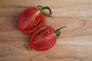 Tempting Tomatoes® Garden Gem Tomato Sliced on Cutting Board