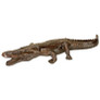 Prowling Alligator Cast Bronze Garden Statue Side View