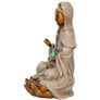 Goddess Guan Yin Seated on a Lotus Statue Other Side