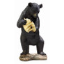 Beehive Black Bear Spitter Piped Garden Statue