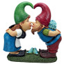 Kiss Tell Lover Garden Gnomes Statue Side View