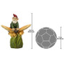Butterfly Back Garden Gnome Statue Dimensions