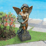 Memorial Angel Bronze Garden Statue in the Garden