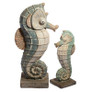 Sea Biscuit Seahorse Marine Fish Family Statue Collection
