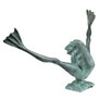 Crazy Legs, Leap Frog Bronze Garden Statue Other Side