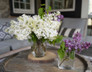 New Age White Lilac Cut Flower Arrangement