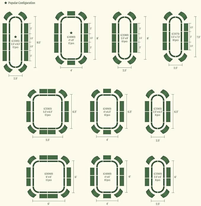 Vego Garden Raised Garden Bed Configurations