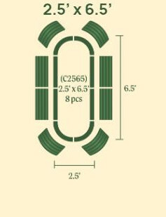 2.5x6.5 Raised Garden Bed