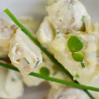 Purslane & Chive Potato Salad