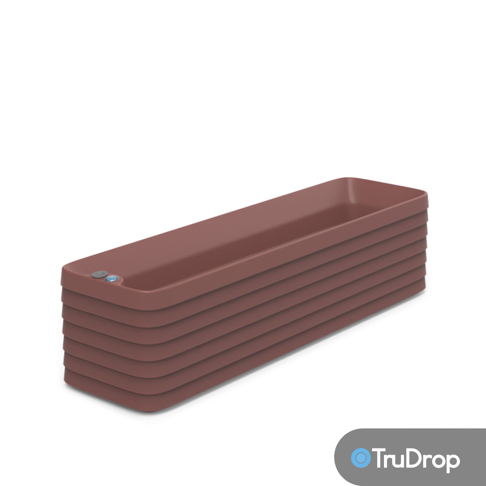 Slat Window Boxes (Size: Large 47" L, Color: Shadow)