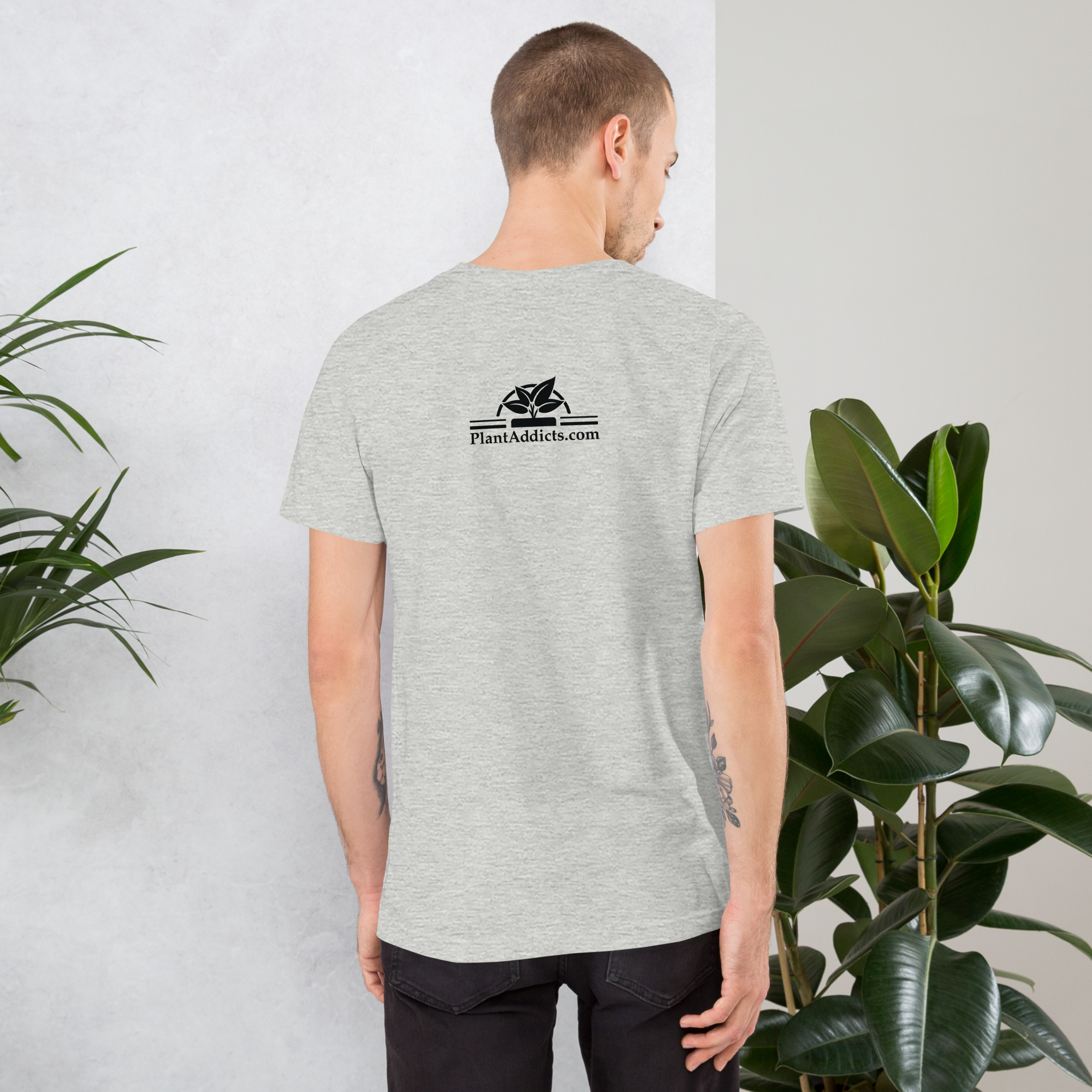 A-PLANTS 半袖Tシャツ Just A Guy Standing In Front Of His Plants Asking Them Not To Die