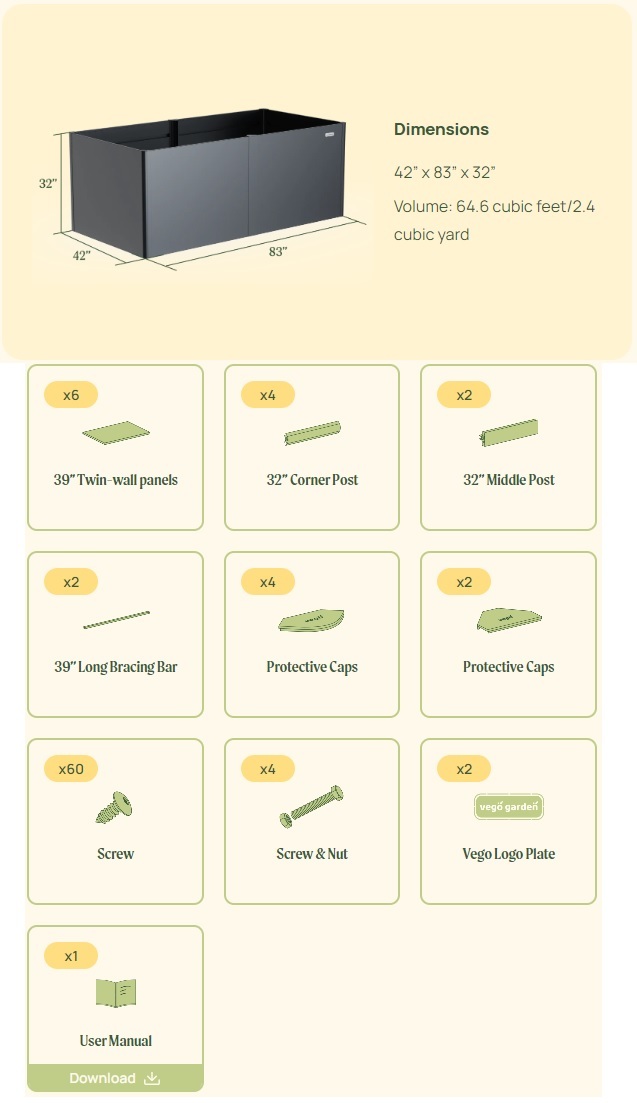 32-inches-tall-modern-metal-raised-garden-bed-parts-and-measurements.jpg