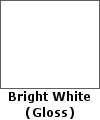 Bright White Color (Gloss Finish)